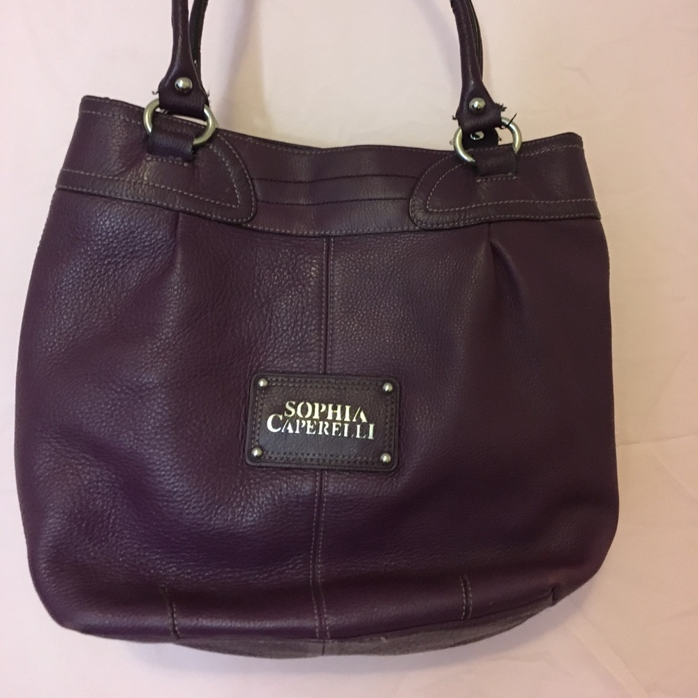 Purple handbag